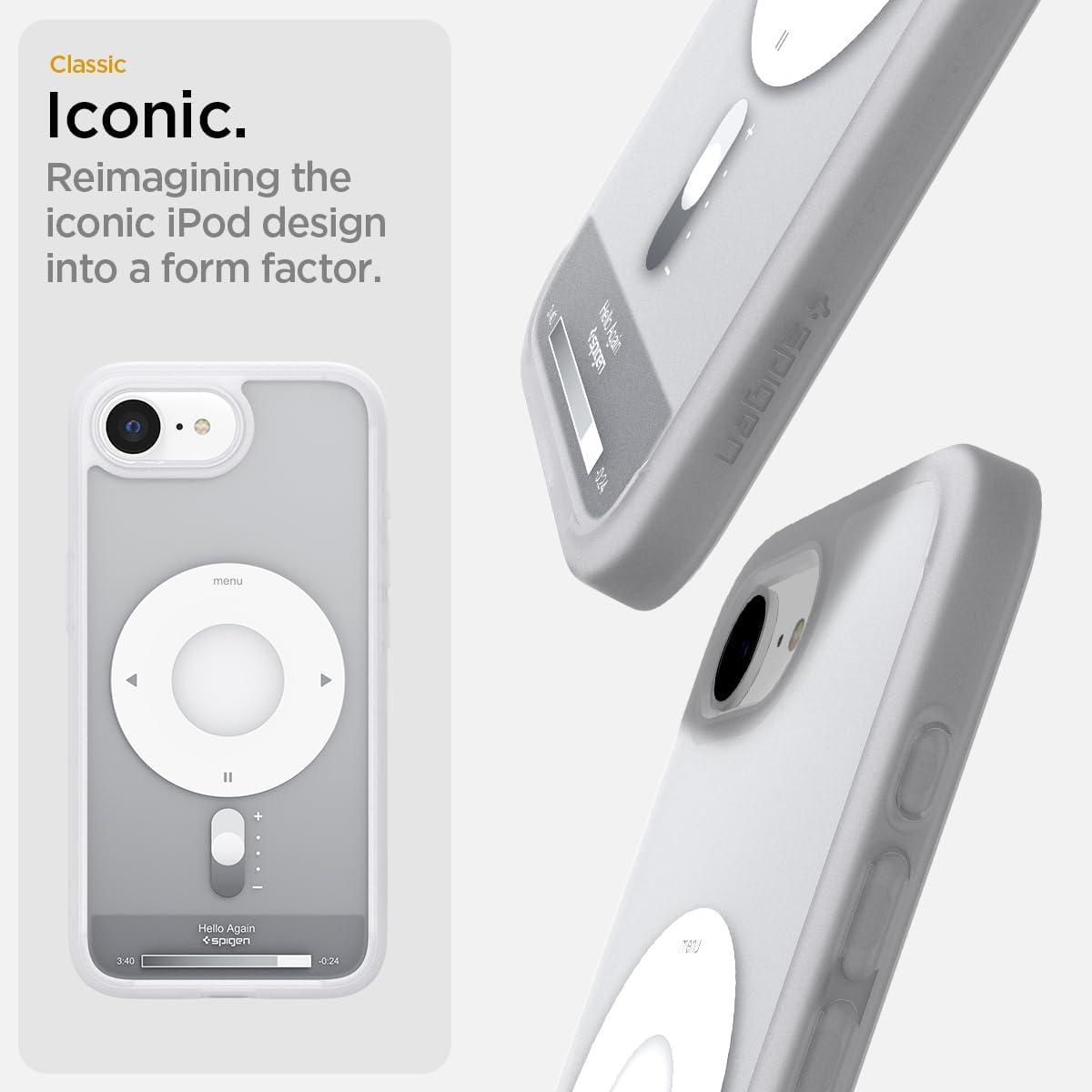 imageSpigen Ultra Hybrid MagFit Direct Digital Printing Case for iPhone 17 Pro Max Custom DesignCompatible with Magsafe Zero One BlackDDP CL Silver