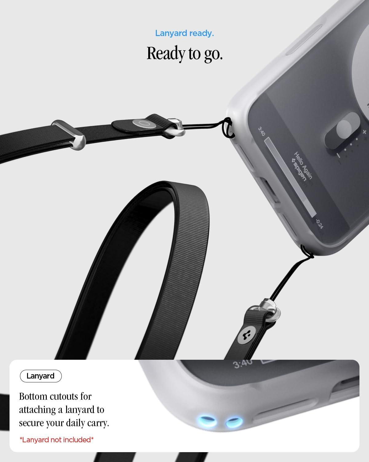 imageSpigen Ultra Hybrid MagFit Direct Digital Printing Case for iPhone 17 Pro Max Custom DesignCompatible with Magsafe Zero One BlackDDP CL Silver