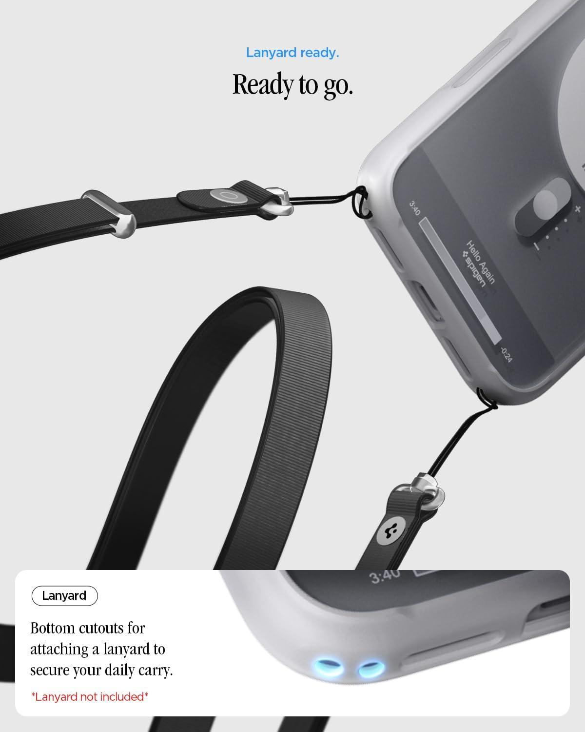 imageSpigen Ultra Hybrid MagFit Direct Digital Printing Case for iPhone 17 Pro Max Custom DesignCompatible with Magsafe Zero One BlackDDP CL Silver