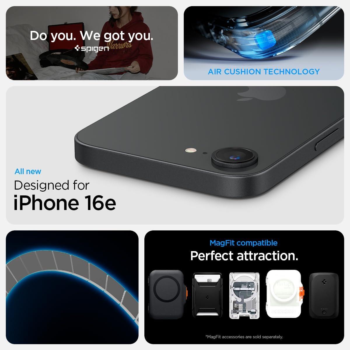 imageSpigen Ultra Hybrid MagFit Direct Digital Printing Case for iPhone 17 Pro Max Custom DesignCompatible with Magsafe Zero One BlackDDP CL Silver