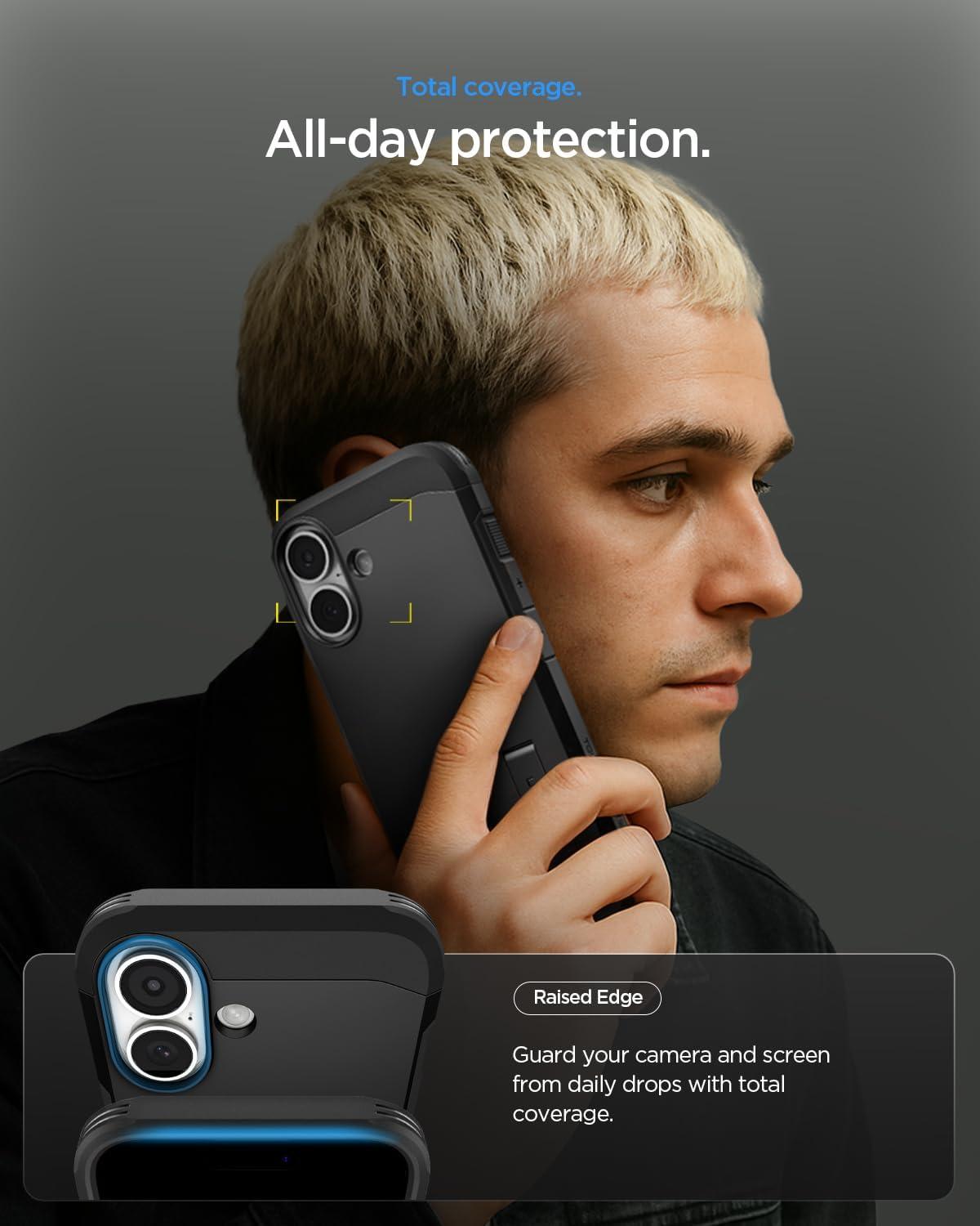 imageSpigen for iPhone 17 Pro Max Case Tough Armor T MagFit Camera Control Button Compatible with Magsafe GunmetalATBlack