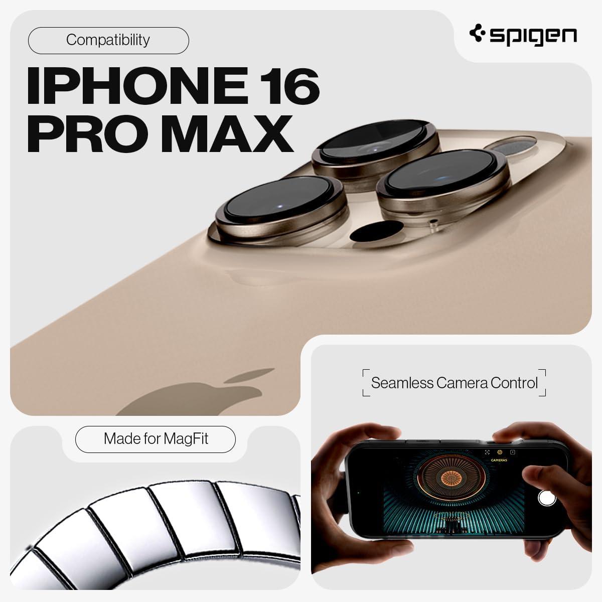imageSpigen for iPhone 17 Pro Max Case Tough Armor T MagFit Camera Control Button Compatible with Magsafe GunmetalATFrost Black