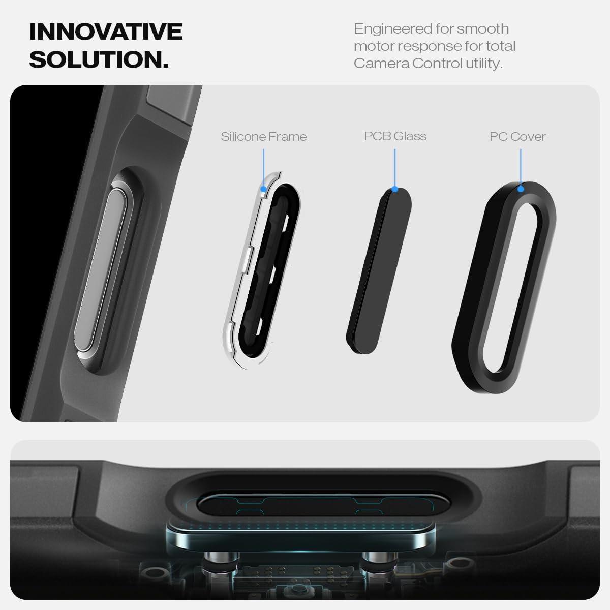 imageSpigen for iPhone 17 Pro Max Case Tough Armor T MagFit Camera Control Button Compatible with Magsafe GunmetalATFrost Black