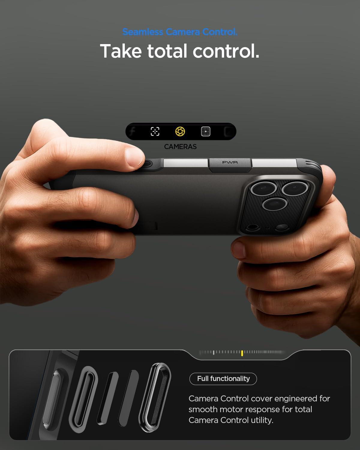 imageSpigen for iPhone 17 Pro Max Case Tough Armor T MagFit Camera Control Button Compatible with Magsafe GunmetalATGunmetal