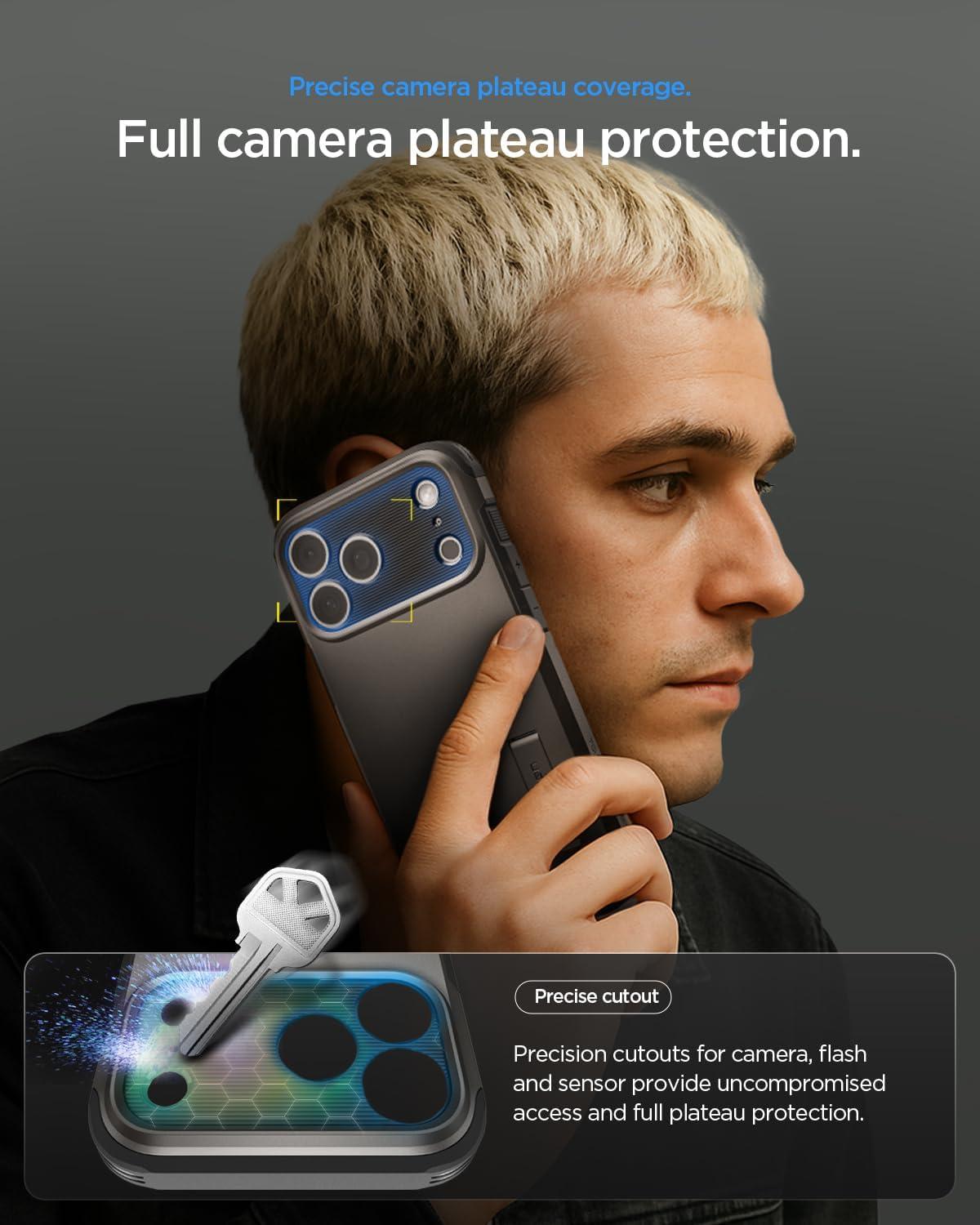 imageSpigen for iPhone 17 Pro Max Case Tough Armor T MagFit Camera Control Button Compatible with Magsafe GunmetalATGunmetal