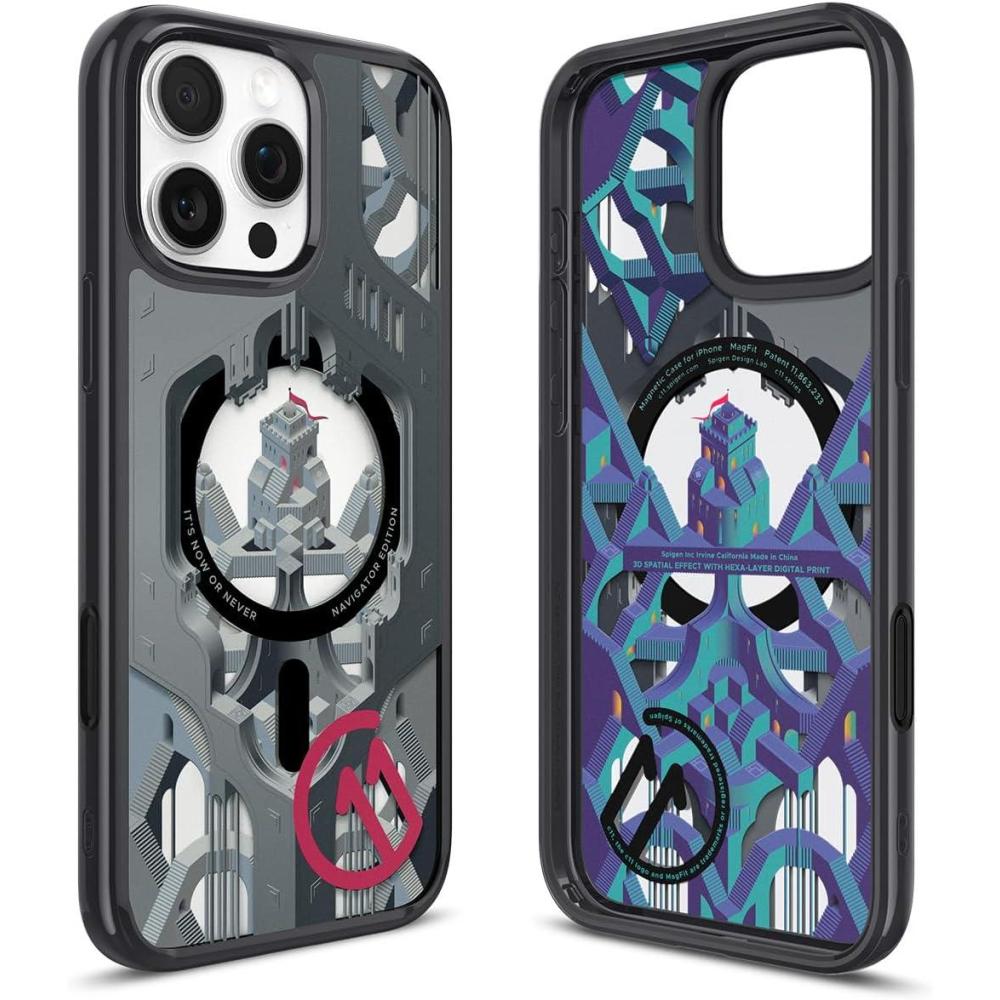 imageSpigen Ultra Hybrid c11 Collection for iPhone 17 Pro Max Customized Direct Digital Printing Design  c11 Huntingtonc11 Navigator