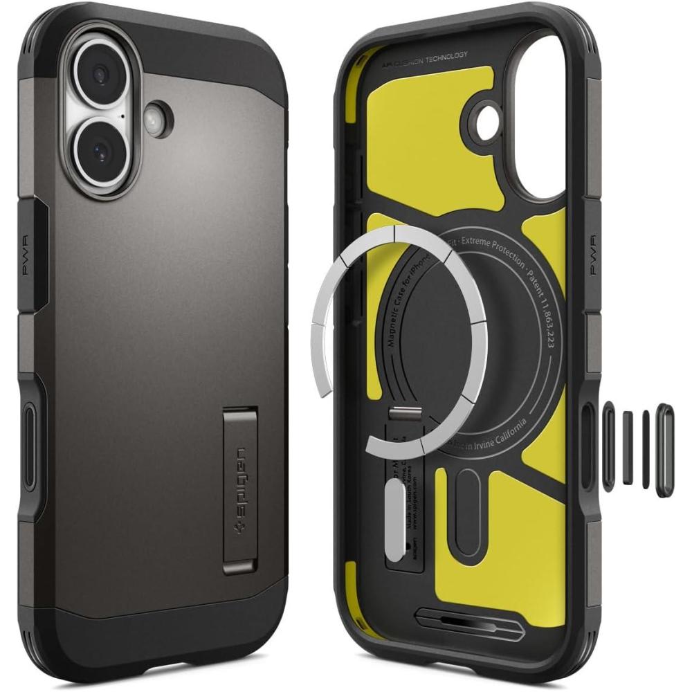 imageSpigen for iPhone 17 Pro Max Case Tough Armor T MagFit Camera Control Button Compatible with Magsafe GunmetalATGunmetal