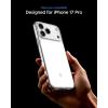 Spigen for iPhone 17 Pro Max Case, Ultra Hybrid T MagFit [Camera Control Button] [Compatible with Magsafe] – Glossy Orange(Glossy White)