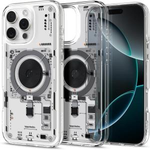 Spigen Ultra Hybrid MagFit Direct Digital Printing Case for iPhone 17 Pro Max [Custom Design][Compatible with Magsafe] – Zero One Black(DDP NO Black)