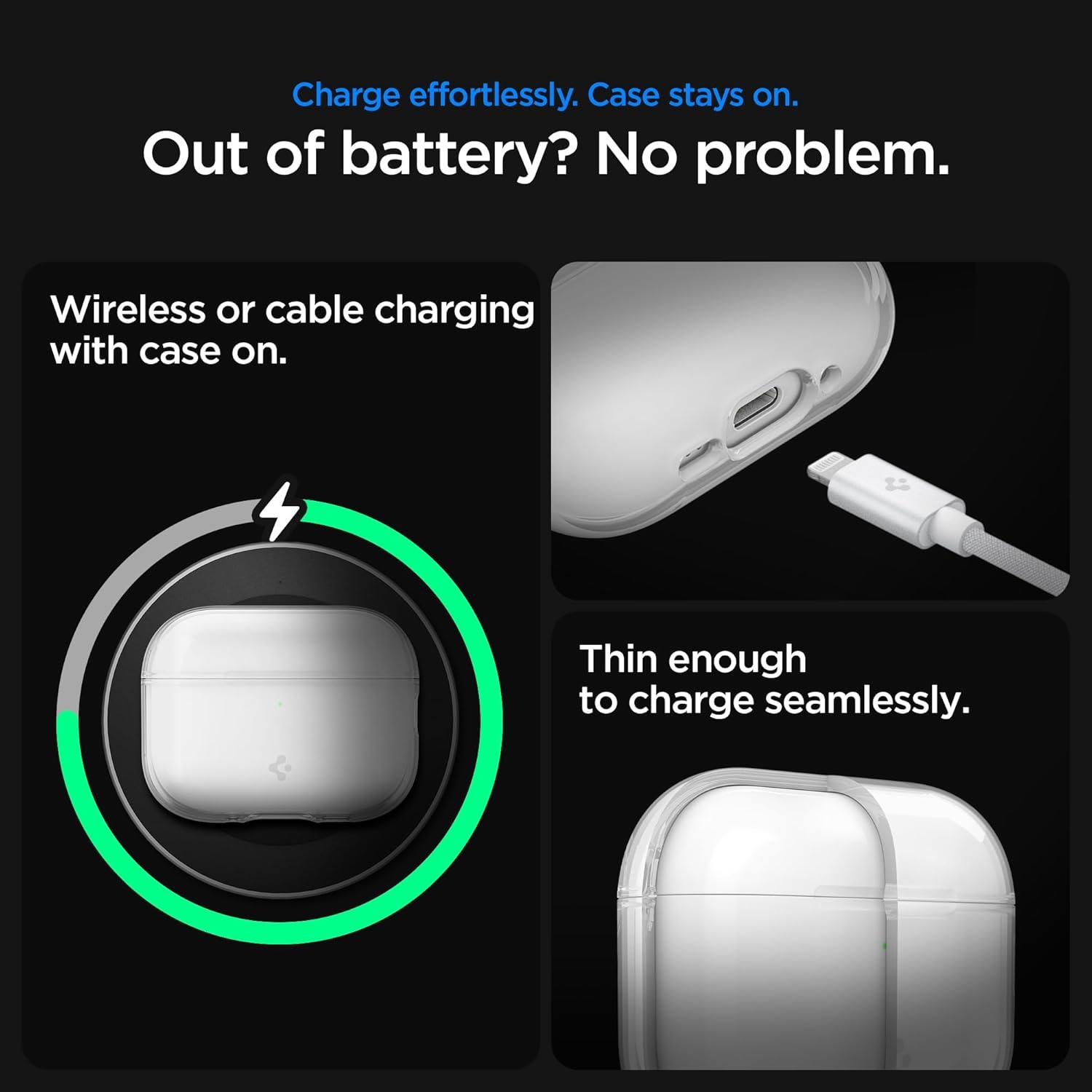 imageSpigen for AirPods Pro 3 Case Liquid Crystal Compatible with AirPods Pro 3rd Generation Case 2025 Clear Cover with Wrist Strap Crystal ClearCrystal Clear