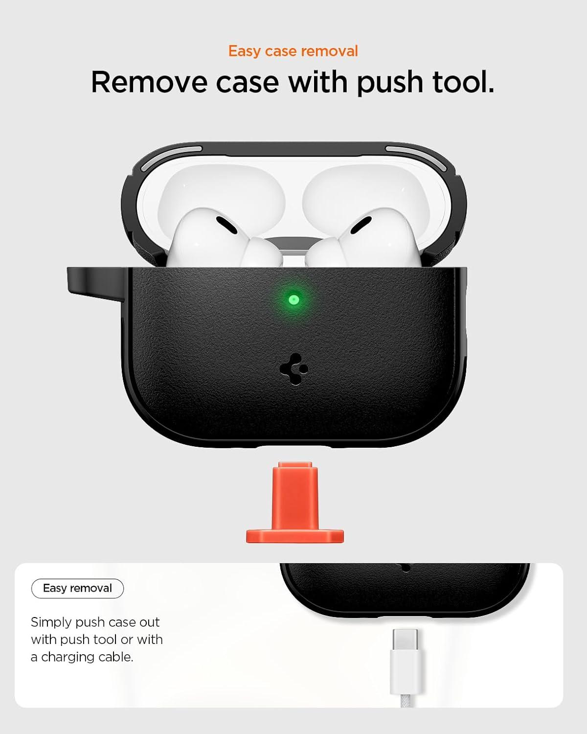 imageSpigen for AirPods Pro 3 Case Vault Compatible with AirPods Pro 3rd Generation Case 2025 Secure Lock Magnets Embedded Matte BlackMatte Black