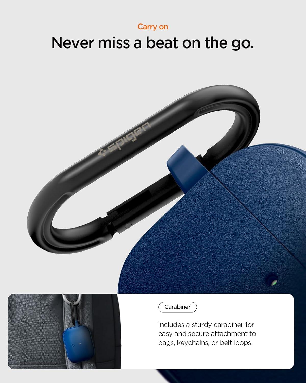 imageSpigen for AirPods Pro 3 Case Vault Compatible with AirPods Pro 3rd Generation Case 2025 Secure Lock Magnets Embedded Matte BlackNavy Blue