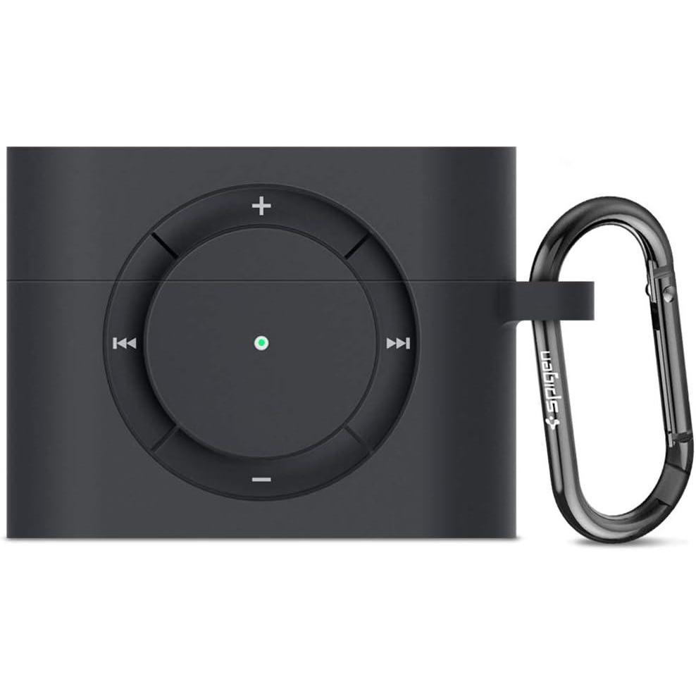 imageSpigen Classic Shuffle Retro Designed for Airpods Pro Case 2019  Charcoal