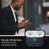 Spigen Rugged Armor Designed for AirPods Pro Case (2019) Drop Protection Cover with Carabiner – Matte Black(Charcoal)