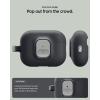 Spigen for AirPods Pro 3 Case, Nano Pop Compatible with AirPods Pro 3rd Generation Case (2025), Secure Locking Clip Embedded – Blueberry Navy(Black Sesame)