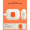 Spigen for AirPods Pro 3 Case, Nano Pop Compatible with AirPods Pro 3rd Generation Case (2025), Secure Locking Clip Embedded – Blueberry Navy(Orange Beige)