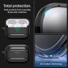 Spigen for AirPods Pro 3 Case, Rugged Armor Compatible with AirPods Pro 3rd Generation Case (2025), Shockproof Protective Cover with Carabiner – Matte Black(Matte Black)