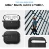 Spigen for AirPods Pro 3 Case, Urban Fit Compatible with AirPods Pro 3rd Generation Case (2025), Premium Fabric Cover with Carabiner – Matte Black
