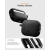 Spigen for AirPods Pro 3 Case, Vault Compatible with AirPods Pro 3rd Generation Case (2025), Secure Lock Magnets Embedded – Matte Black(Matte Black)