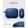 Spigen for AirPods Pro 3 Case, Vault Compatible with AirPods Pro 3rd Generation Case (2025), Secure Lock Magnets Embedded – Matte Black(Navy Blue)