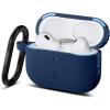 Spigen for AirPods Pro 3 Case, Vault Compatible with AirPods Pro 3rd Generation Case (2025), Secure Lock Magnets Embedded – Matte Black(Navy Blue)