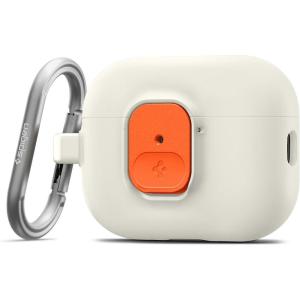 Spigen for AirPods Pro 3 Case, Nano Pop Compatible with AirPods Pro 3rd Generation Case (2025), Secure Locking Clip Embedded – Blueberry Navy(Orange Beige)