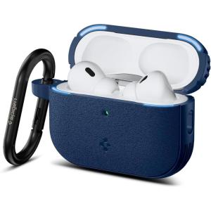 Spigen for AirPods Pro 3 Case, Vault Compatible with AirPods Pro 3rd Generation Case (2025), Secure Lock Magnets Embedded – Matte Black(Navy Blue)