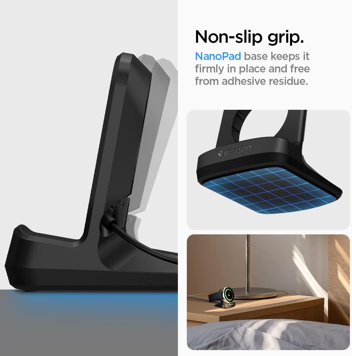 imageSpigen Rugged Armor Case Matte Black Designed for Samsung Galaxy Buds3 Pro and S353 Charger Stand Black Designed for Samsung Galaxy Watch Ultra 47mm 7 4044mm 6 4044mm 6 Classic 4347mmamp more