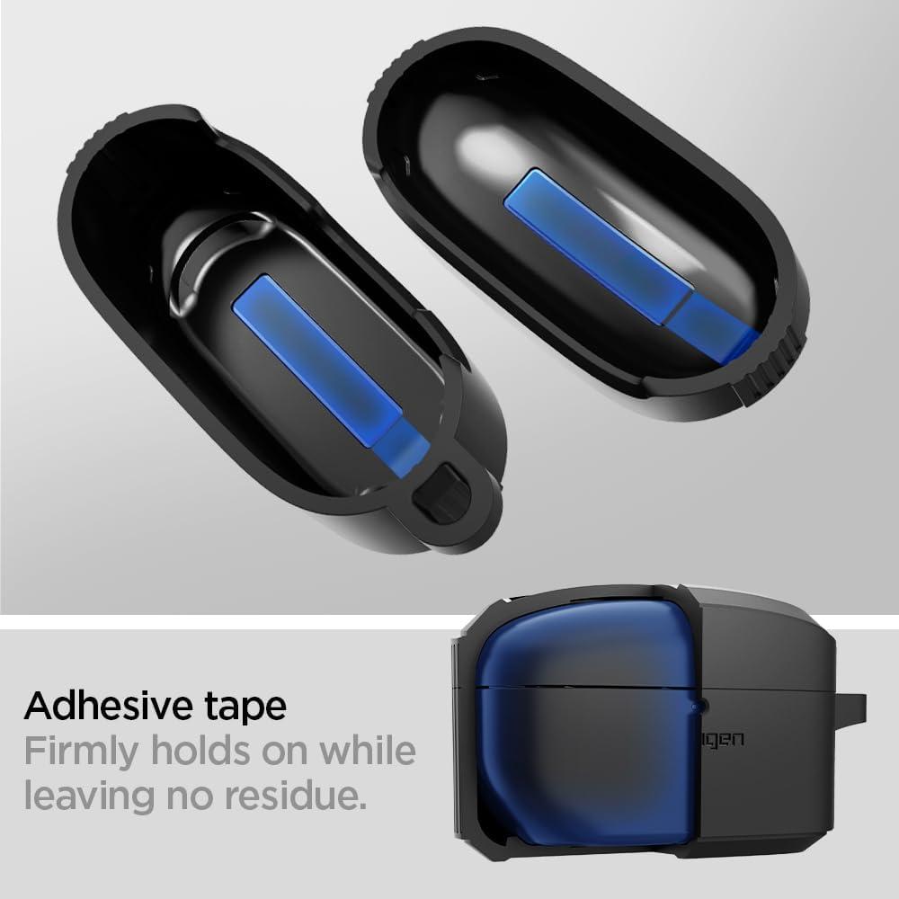 imageSpigen Rugged Armor Designed for Sony WF1000XM5 Case Cover 2023 Durable Protection Matte BlackMatte Black