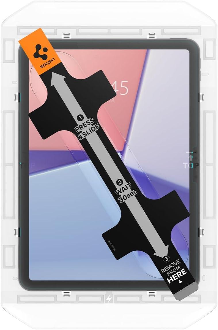 imageSpigen Tempered Glass Screen Protector GlasTR EZ Fit Designed for iPad Air 11 inch M3 2025 iPad Air 11 inch M2 2024 9H HardnessCaseFriendly