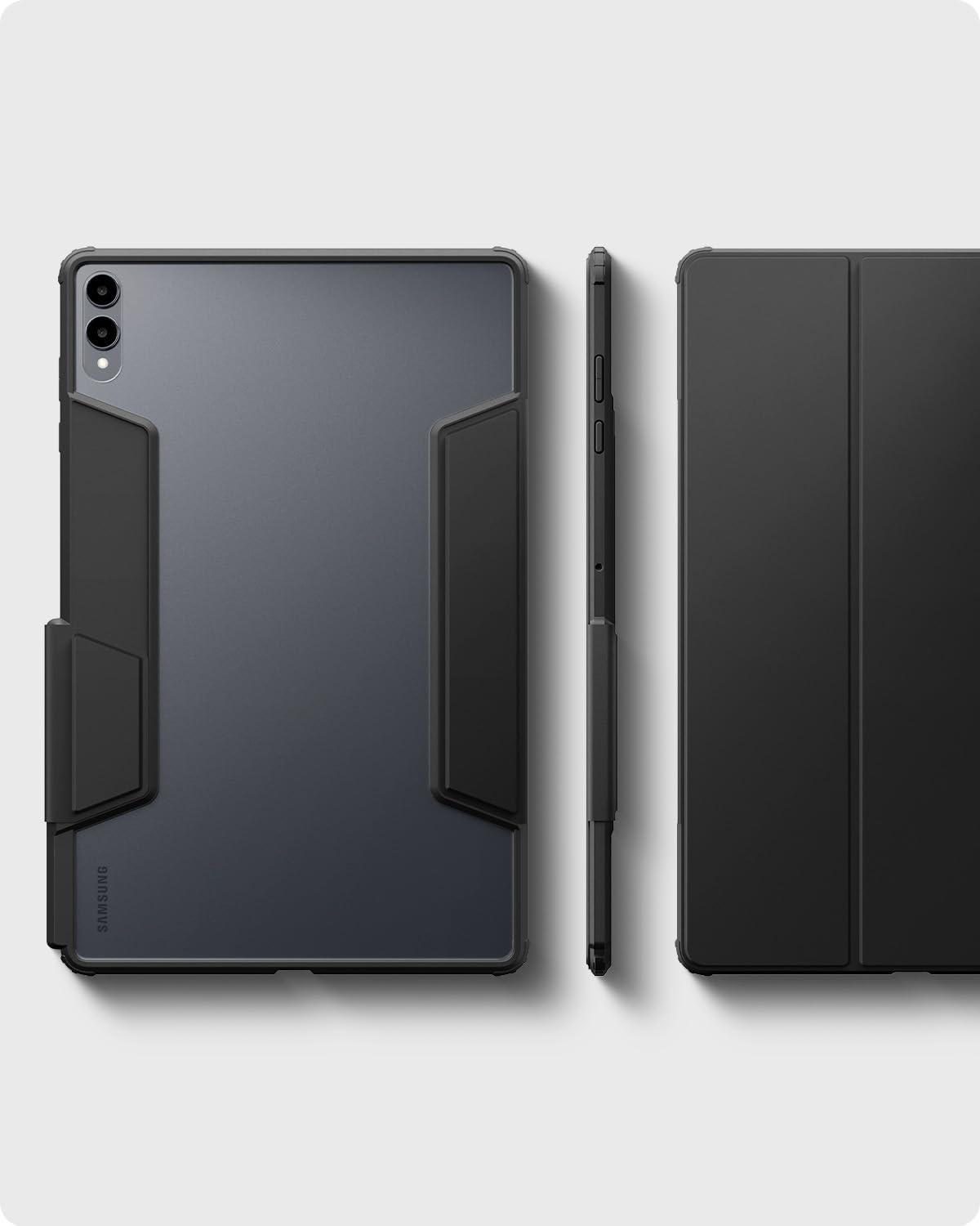 imageSpigen for Galaxy Tab S11 Ultra Case 2025 Ultra Hybrid Pro Protective TriFold Cover with Transparent Back and S Pen Holder 146 inch BlackBlack