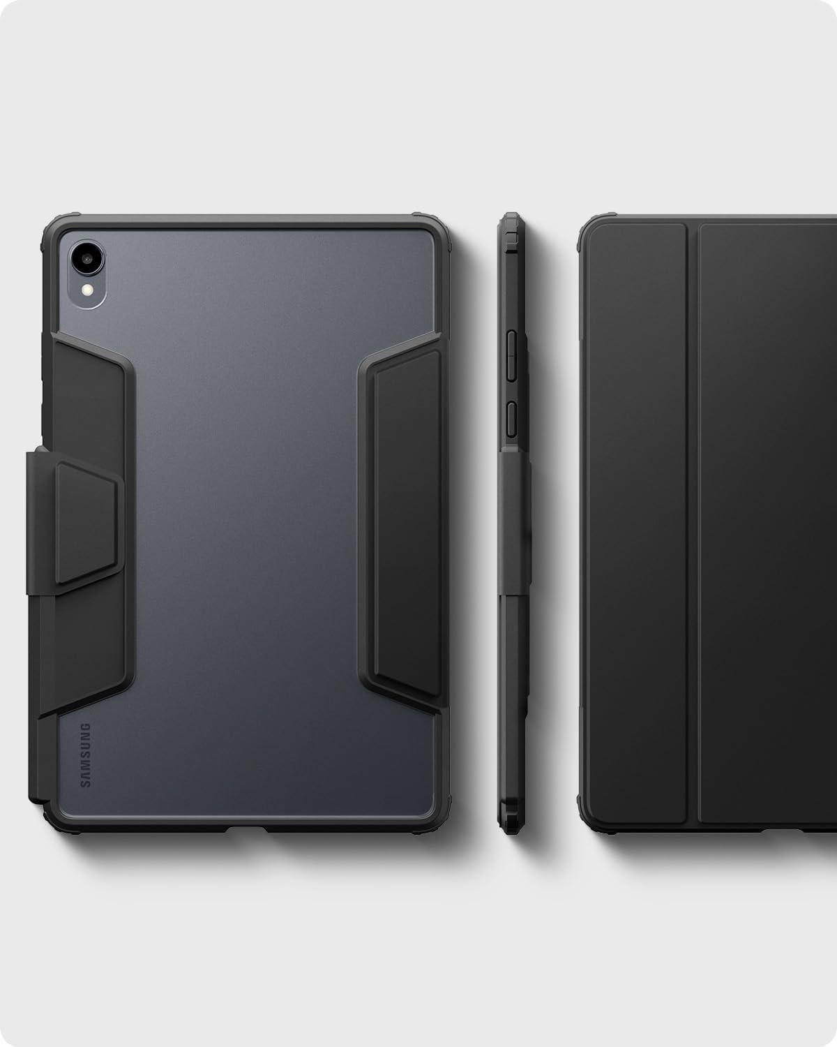 imageSpigen for Galaxy Tab S11 Ultra Case 2025 Ultra Hybrid Pro Protective TriFold Cover with Transparent Back and S Pen Holder 146 inch BlackBlack