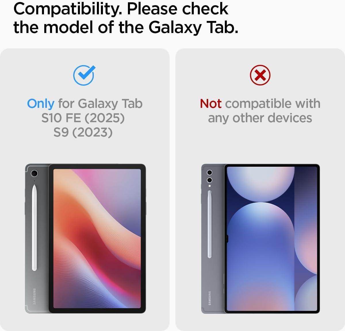 imageSpigen for Galaxy Tab S11 Ultra Case 2025 Ultra Hybrid Pro Protective TriFold Cover with Transparent Back and S Pen Holder 146 inch BlackGray