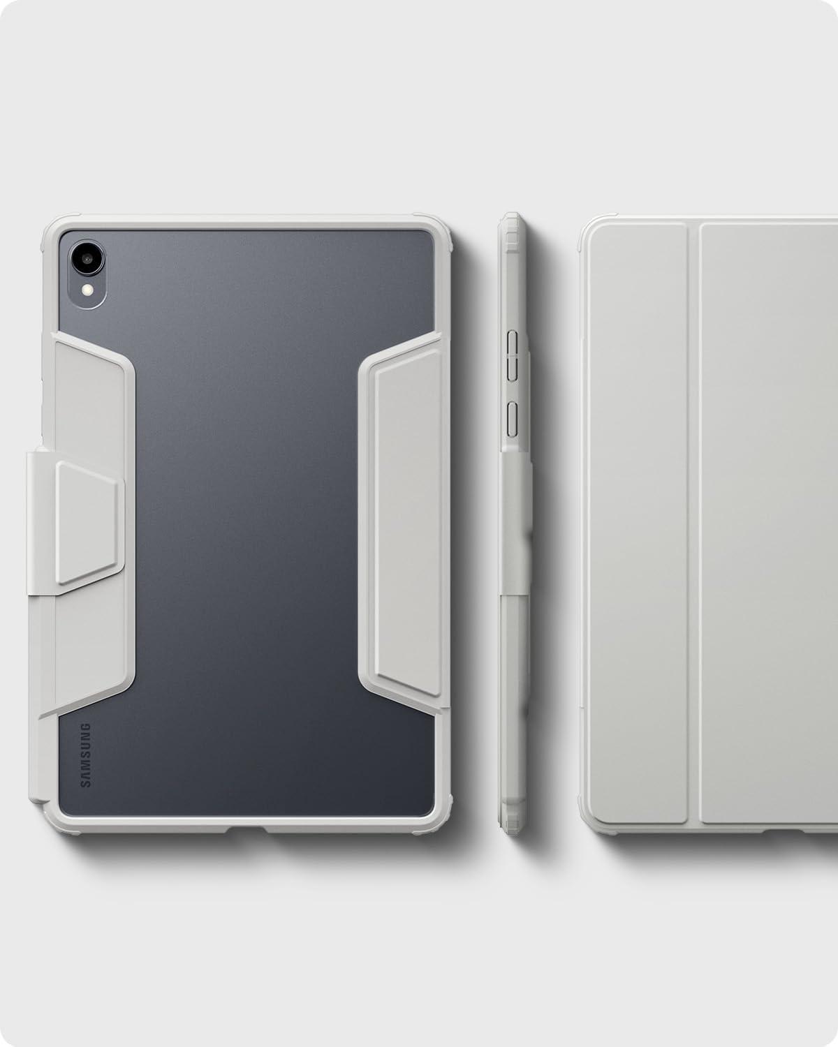 imageSpigen for Galaxy Tab S11 Ultra Case 2025 Ultra Hybrid Pro Protective TriFold Cover with Transparent Back and S Pen Holder 146 inch BlackGray