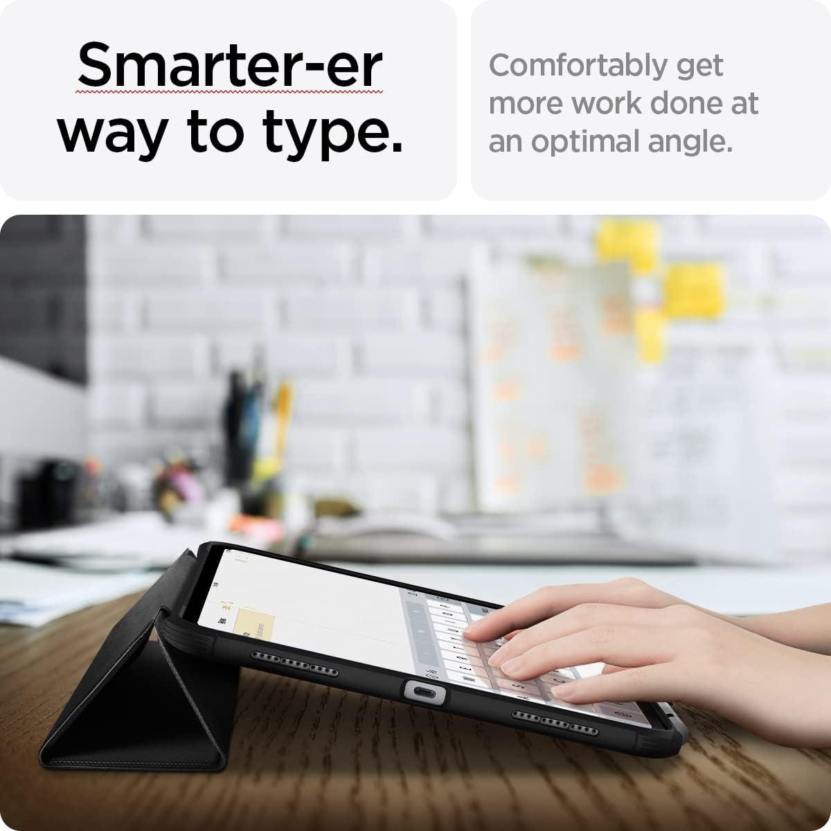 imageSpigen for iPad 11th Generation Case A16 2025 iPad 10th Generation Case 2022 109 inch Rugged Armor Pro Protective TriFold Cover with Pencil Holder Black 2025 2022 Protective with Pencil Holder BlackBlack