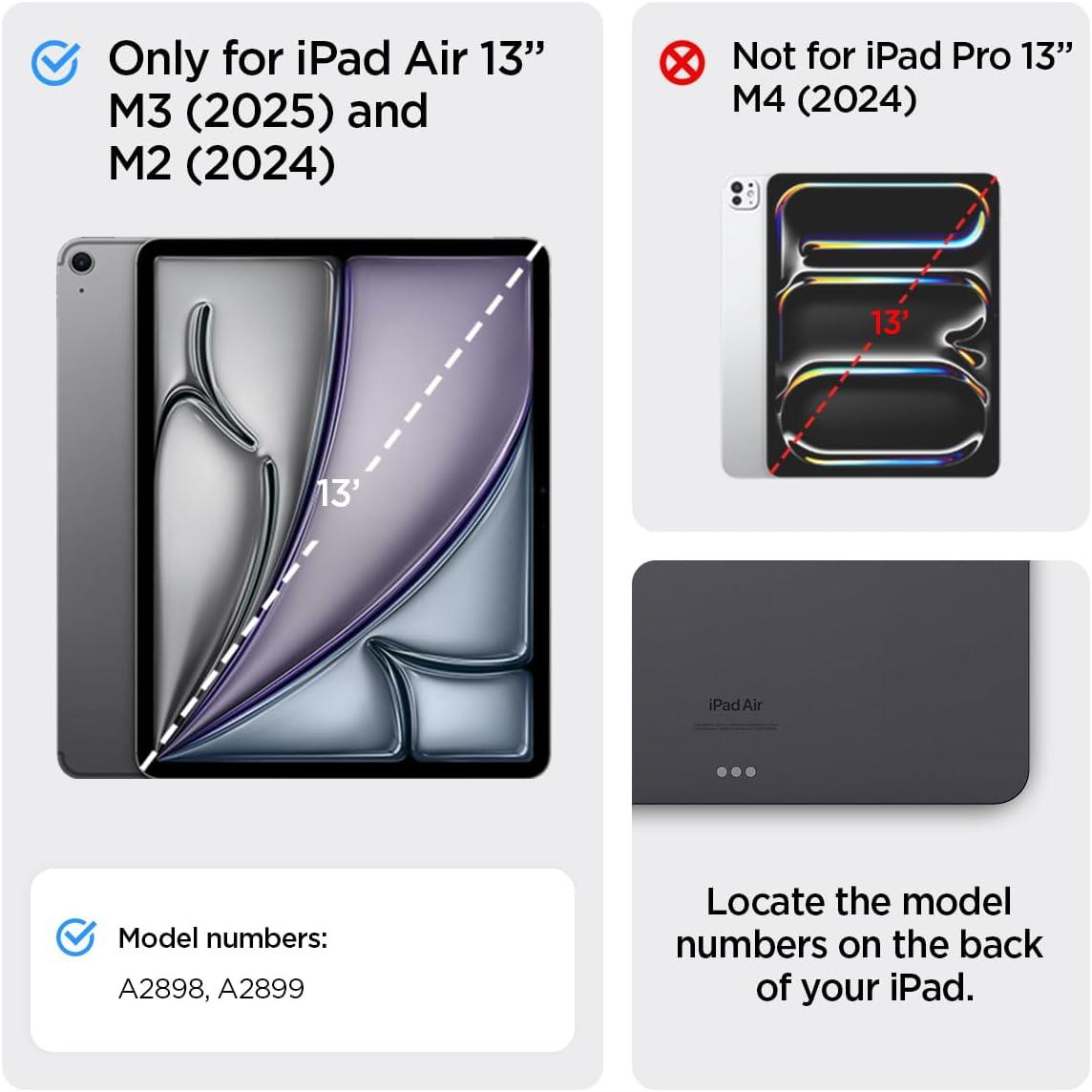 imageSpigen for iPad Air 11 Inch Case M3M2 20252024 109 Inch 5th4th Generation Case 20222020 Urban Fit Protective Premium Fabric TriFold Cover with Pencil Holder BlackRose Gold