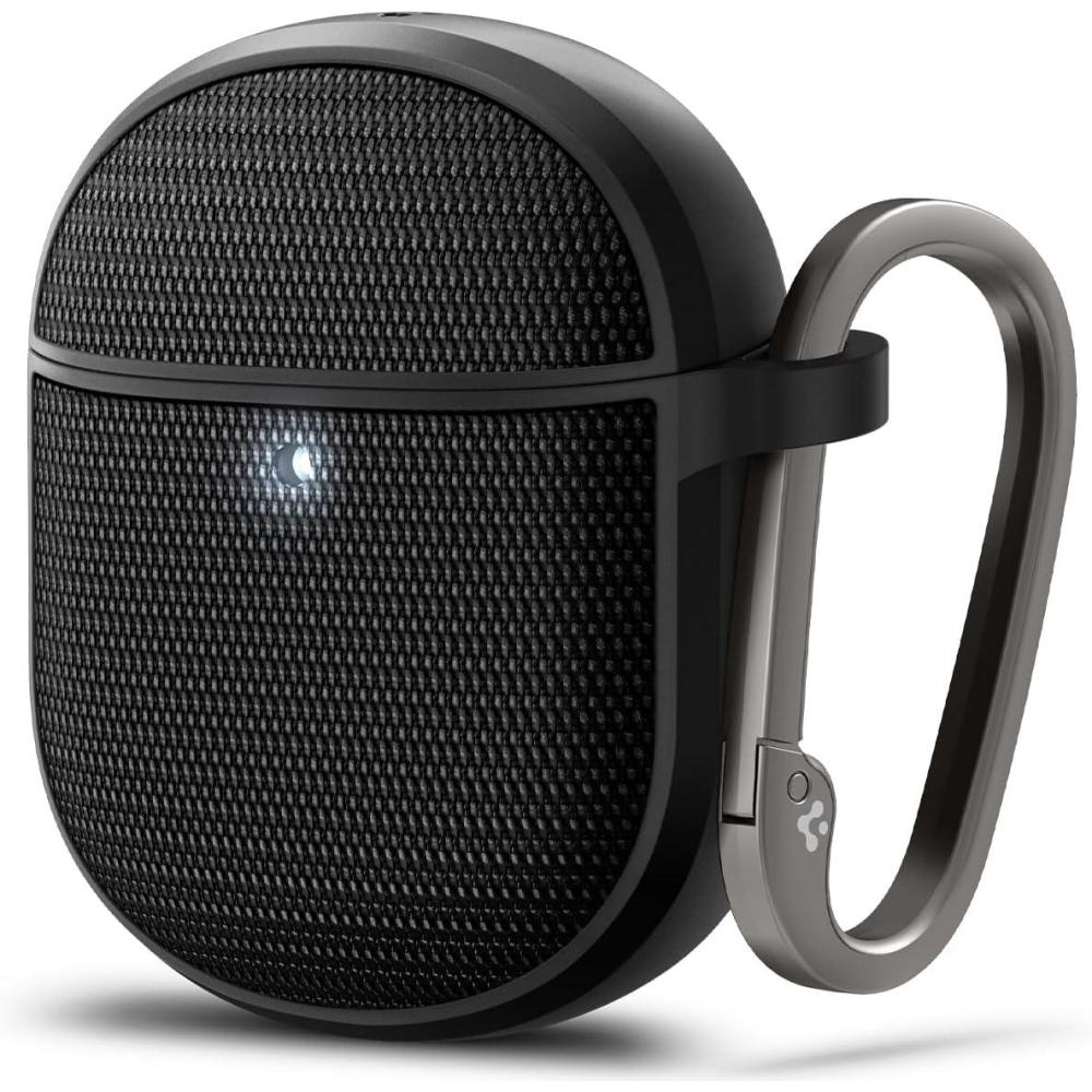 imageSpigen Classic Fit Designed for Google Pixel Buds Pro 2 2024 and Pro 1 2022 Case Cover with Keychain BlackMatte Black