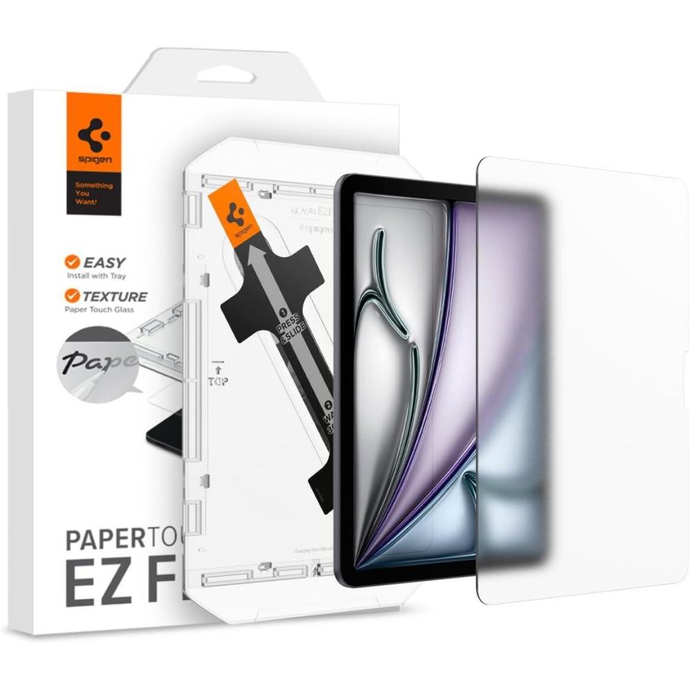 imageSpigen PaperTouch Tempered Glass Screen Protector GlasTR EZ Fit PaperTouch Designed for iPad Air 11 inch M3 2025  iPad Air 11 inch M2 2024 9H HardnessCaseFriendly