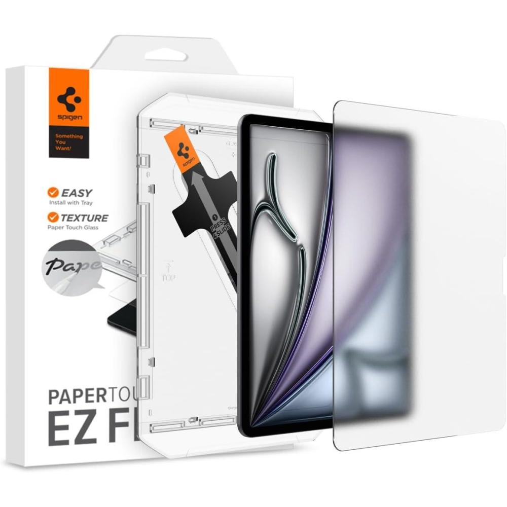 imageSpigen PaperTouch Tempered Glass Screen Protector GlasTR EZ Fit PaperTouch Designed for iPad Air 13 inch M3 2025  iPad Air 13 inch M2 2024 9H HardnessCaseFriendly