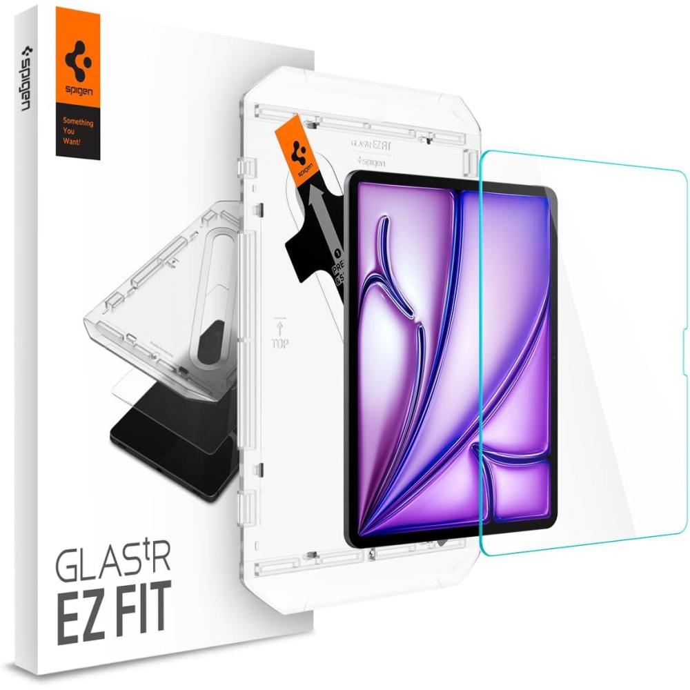 imageSpigen Tempered Glass Screen Protector GlasTR EZ Fit Designed for iPad Air 13 inch M3 2025  iPad Air 13 inch M2 2024 9H HardnessCaseFriendly