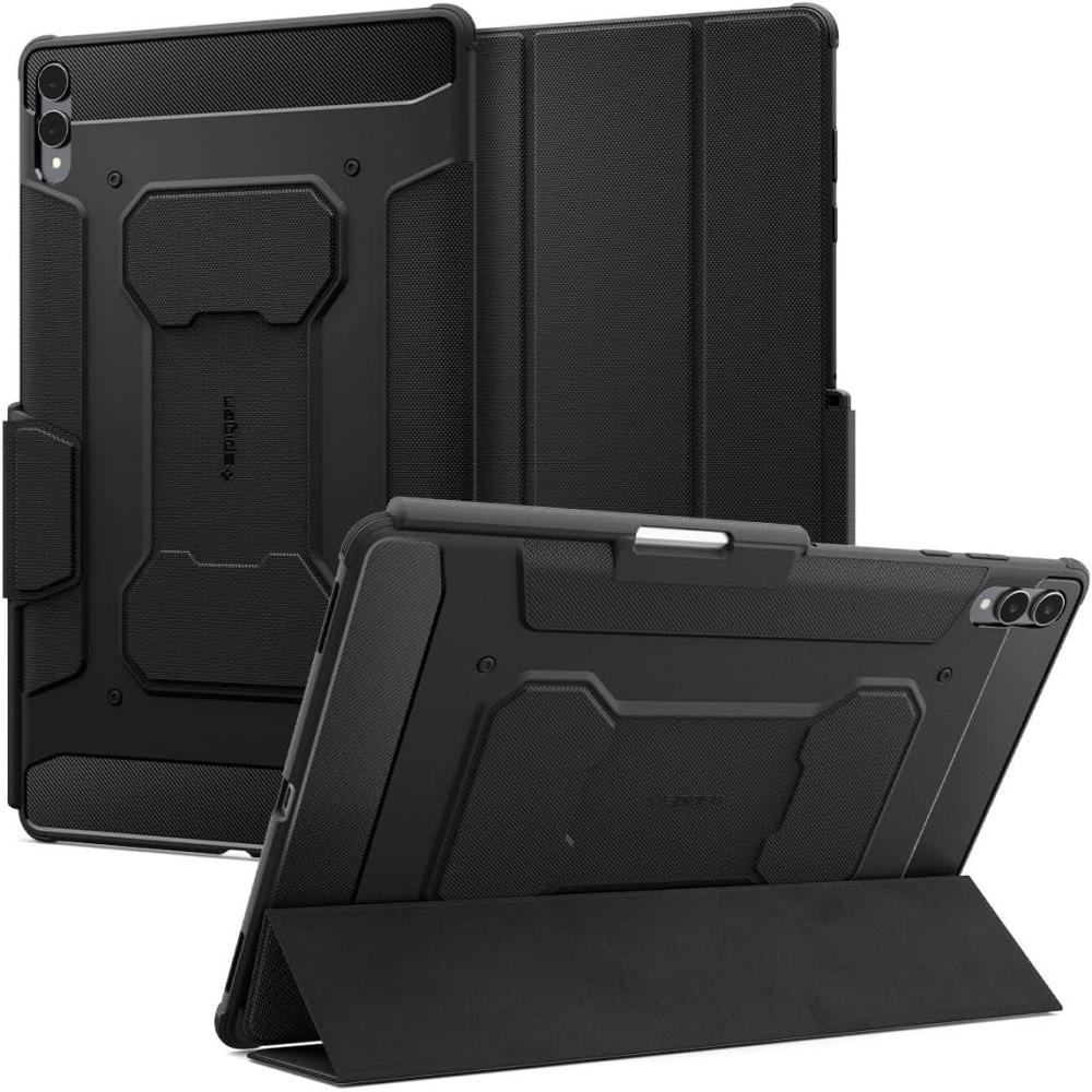 imageSpigen for Galaxy Tab S11 Ultra Case 2025 Rugged Armor Pro Protective TriFold Cover and S Pen Holder 146 inch BlackGalaxy Tab S11 Ultra 146