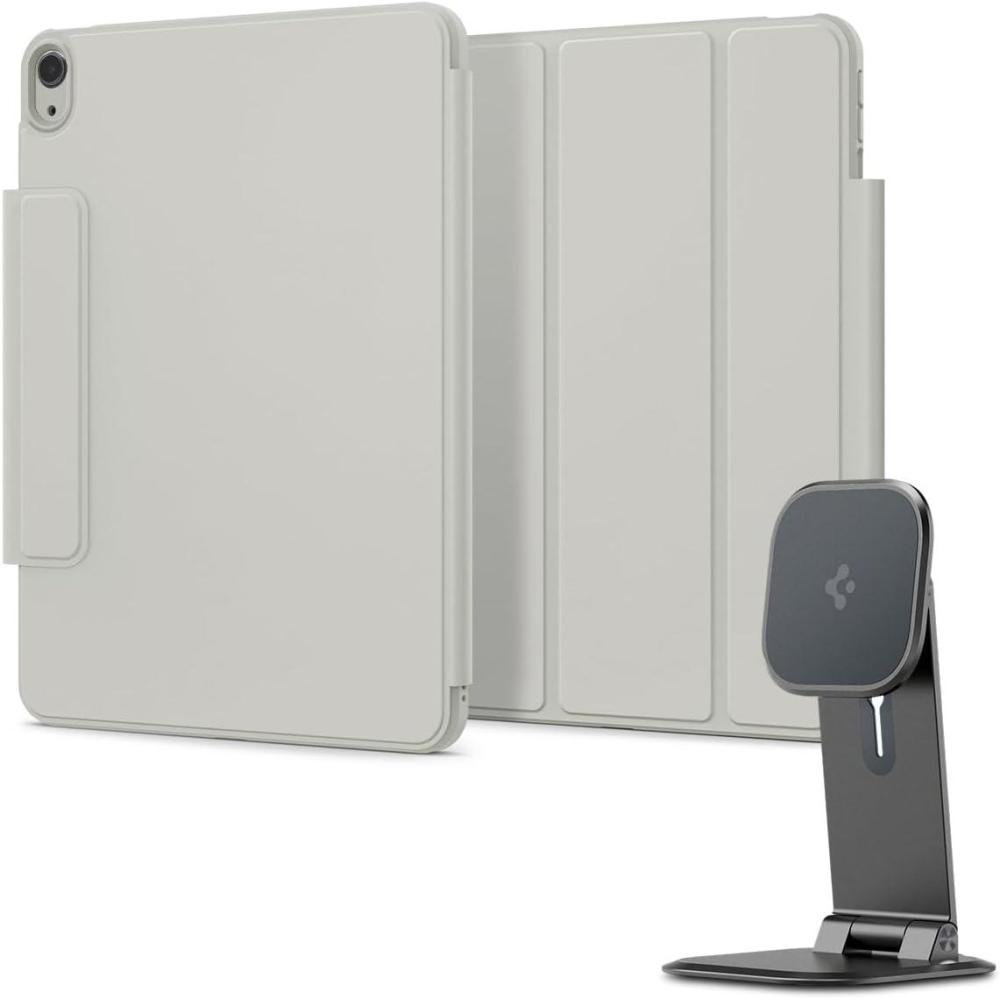 imageSpigen iPad Air 13 Air Skin Pro One Tap Gray amp One Tap Easel Stand Space Gray