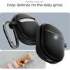 Spigen Classic Fit Designed for Google Pixel Buds Pro 2 (2024) and Pro 1 (2022) Case Cover with Keychain – Black(Matte Black)
