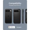 Spigen Liquid Air Pixel 9 Pro XL (2024) Case and Lock Fit Pixel Buds Pro 2 (2024) Case Bundle – Matte Black