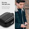 Spigen Rugged Armor Designed for Airpods 3rd Generation Case (2021) Drop-Protection Cover with Keychain – Matte Black(Matte Black)