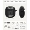 Spigen Rugged Armor Designed for Google Pixel Buds Pro 2 (2024) and Pro 1 (2022) Case Cover with Keychain – Matte Black(Matte Black)