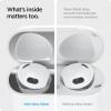 Spigen Shine Shield Designed for Airpods 3rd Generation (2021) Anti-Dust Sticker, Dust Guard – Metallic Silver