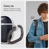 Spigen Ultra Hybrid Designed for AirPods 4 Case (2024) Retro Design Cover with Carabiner Key Chain – Classic C1 Graphite(Classic C1 Graphite)