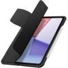 Spigen for iPad Air 13 Inch Case M3 (2025), iPad Air 13 Inch Case M2 (2024), Air Skin Pro Detachable Magnetic Cover with Clear Transparent Back and Pencil Holder, Gray(Black)