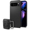 Spigen Liquid Air Pixel 9 Pro XL (2024) Case and Lock Fit Pixel Buds Pro 2 (2024) Case Bundle – Matte Black